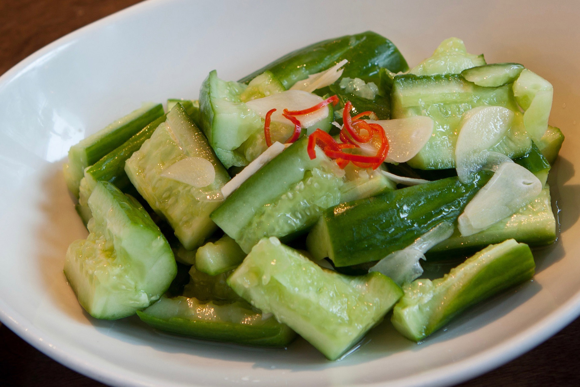 Smashed Cucumber at Lee Chen Asian Bistro
