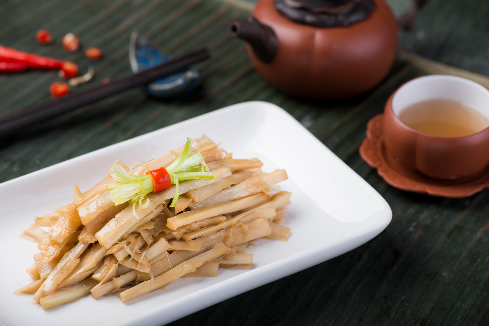 Braised Bamboo Shoots at Lee Chen Asian Bistro